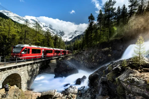 Schweiz Berninaexpressen - 8 dagar