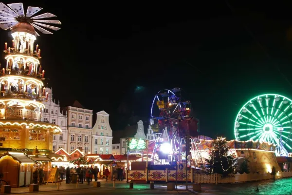 Rostock och Schwerin Julmarknad