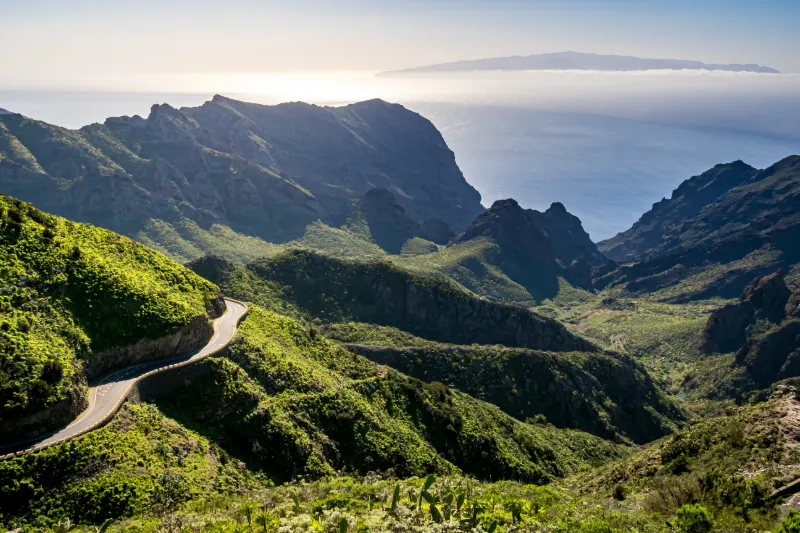 Bergslandskap på La Gomera