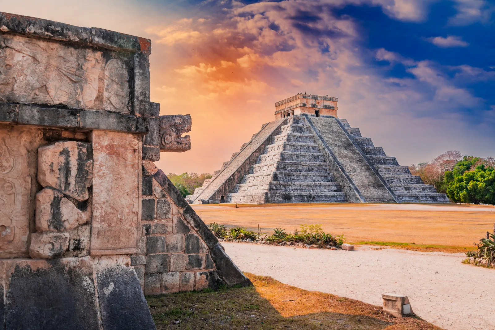 Mayapyramiden El Castillo i Chichén Itzá, Mexiko