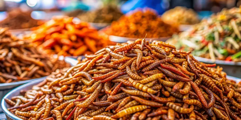 Mopane worms (larver) – Sydafrika