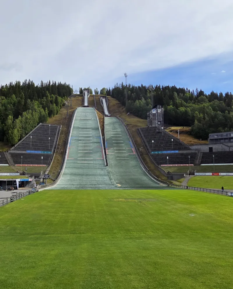 Hoppbackarna i Granåsen i Trondheim.
