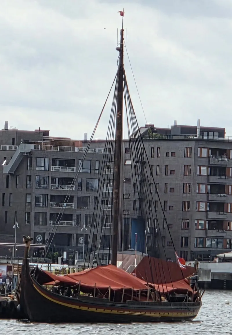 Vikingaskeppet Draken Harald Hårfagre i Oslo.
