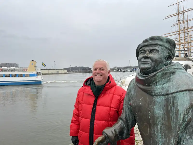 Morten Olsson på bilden i Göteborg
