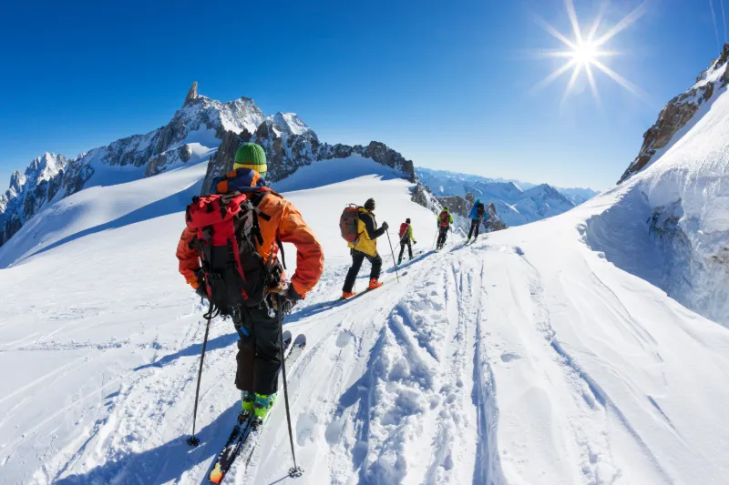 Ski trip in the Alps.
