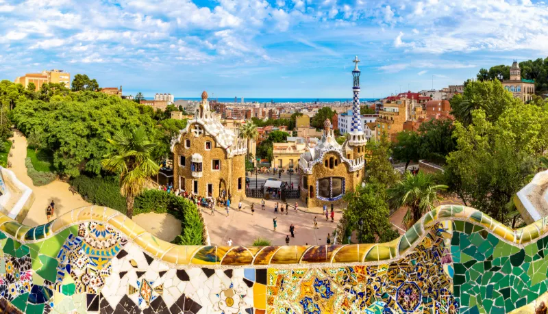 Park Güell i Barcelona