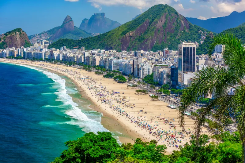 Strand i Brasilien
