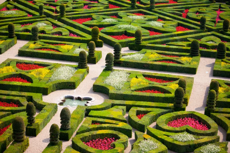Gardens around the Loire River