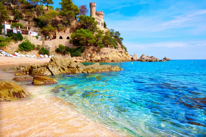 Strand i Lloret de Mar