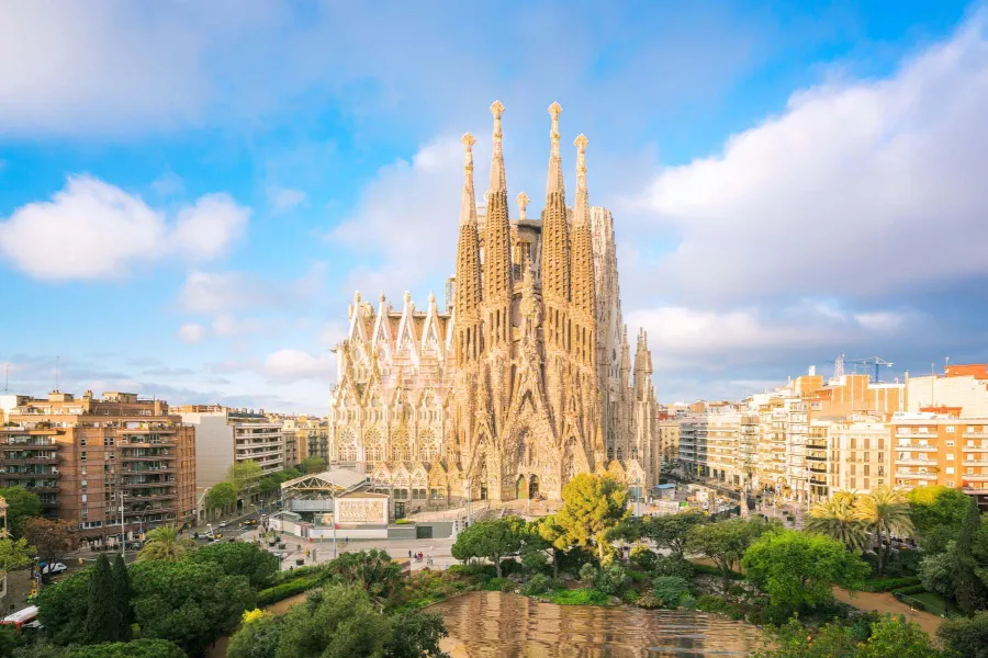 La Sagrada familia i Spanien