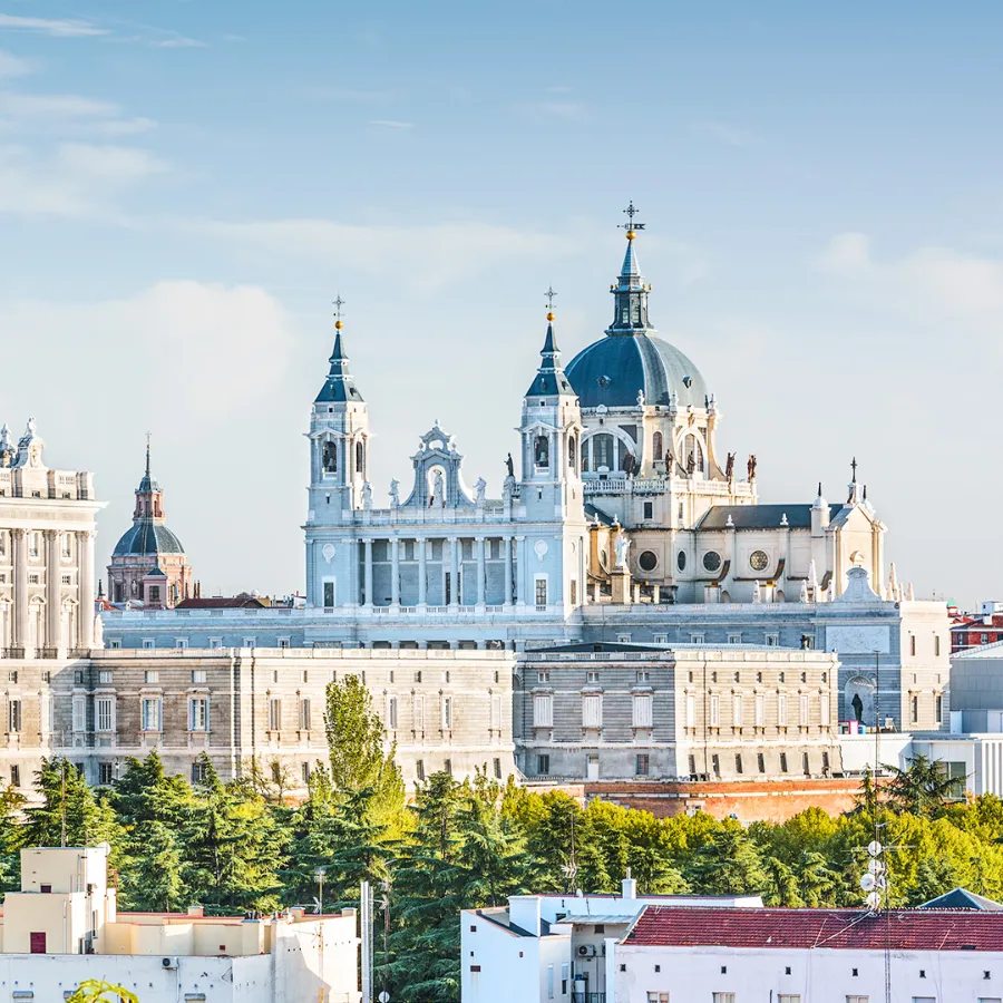 Byggnad i Madrid