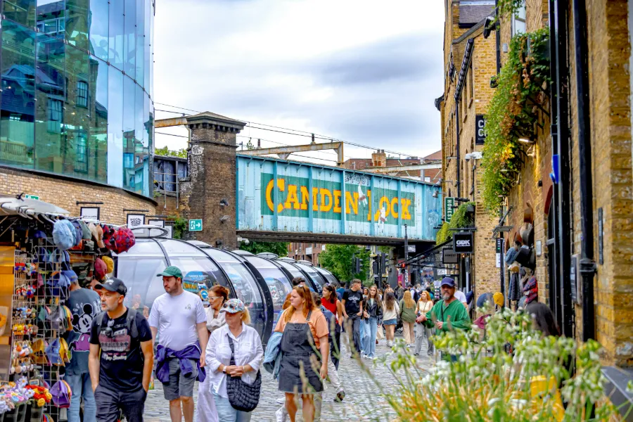 Camden market i London