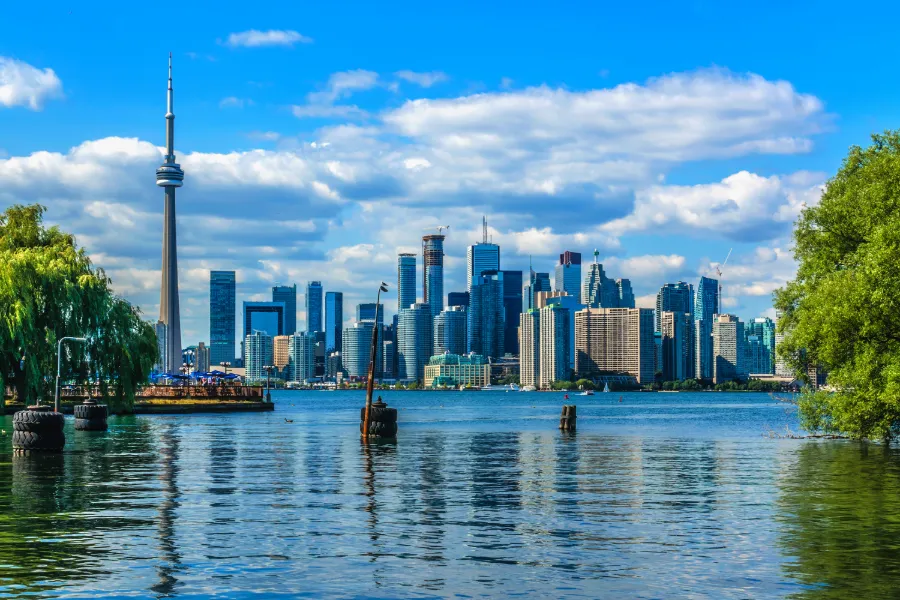 Utsikt over Toronto i Canada