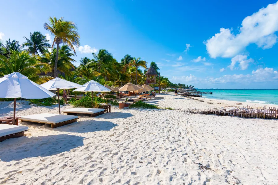Strand i Mexico