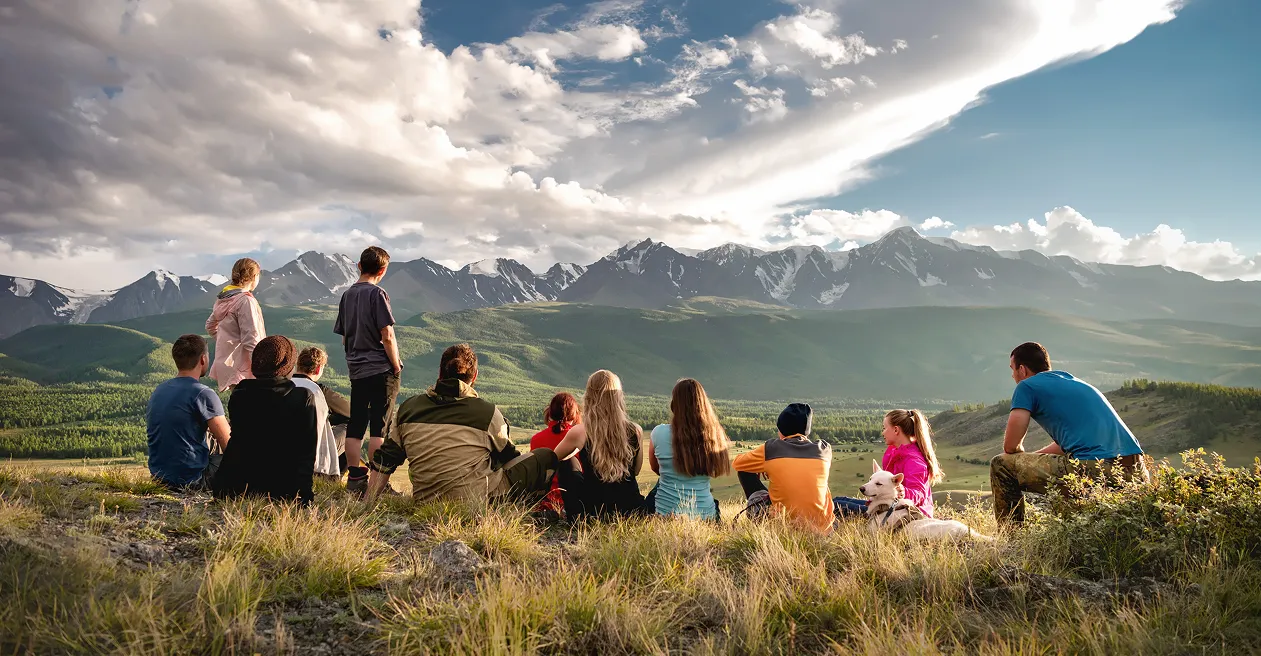 At rejse på en grupperejse