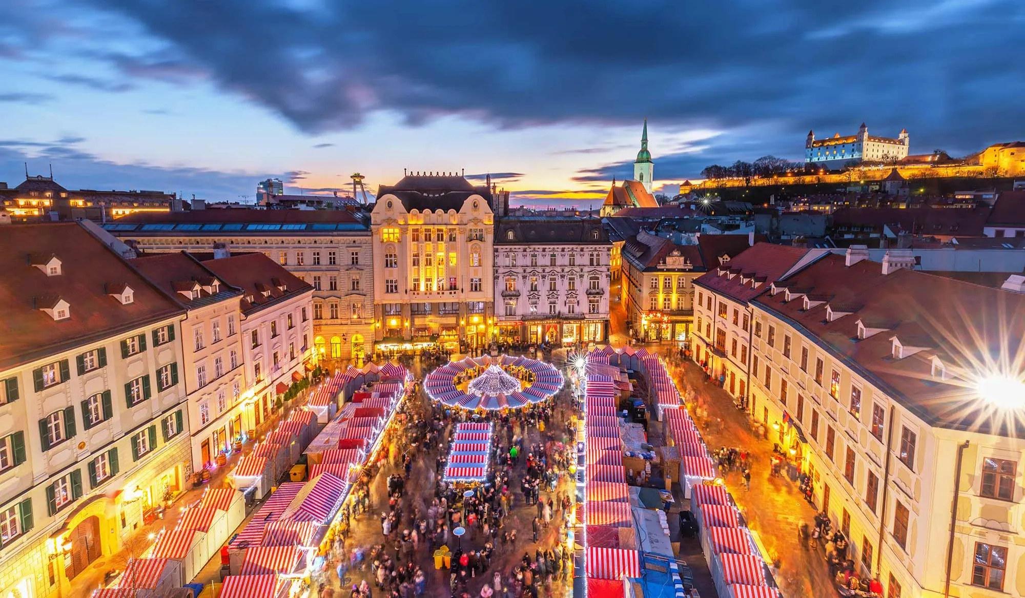 Wien og Bratislava Julemarked