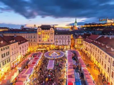Wien og Bratislava Julemarked