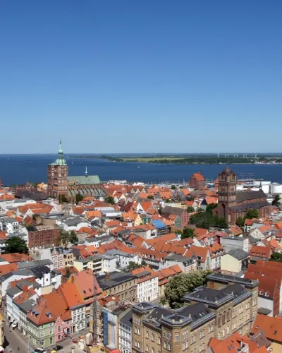 Stralsund med Rügen