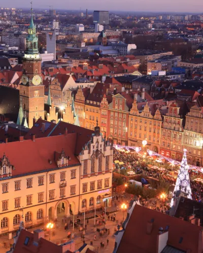 Julemarked Wrocław Polen