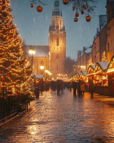 Kraków Julmarknad