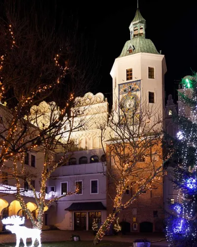 Szczecin Polen Julmarknad
