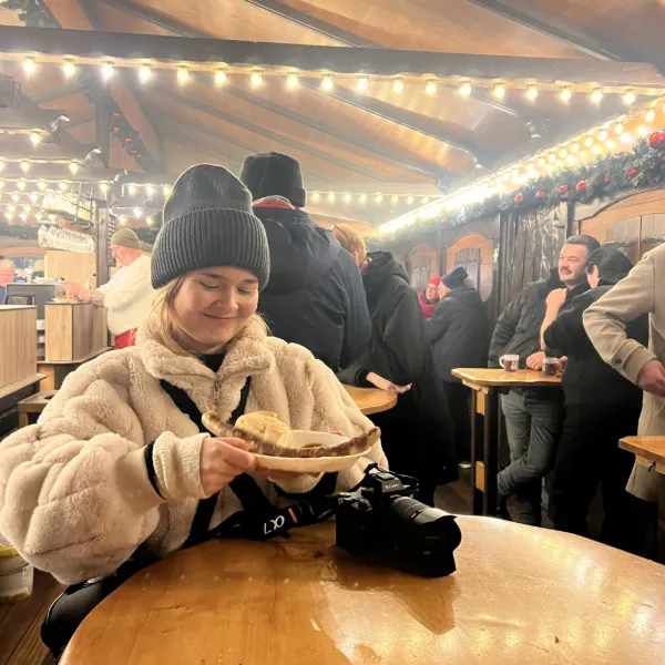 Julstämning i Lübeck som väcker barndomsminnen