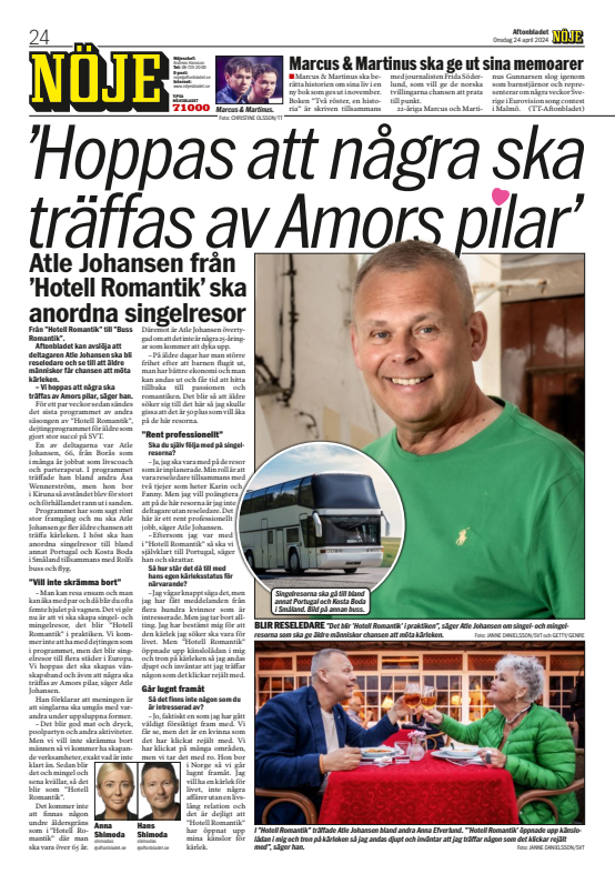 Aftonbladet artikel